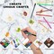 Wooden Stars, 100 Pcs 2 inch Unfinished Wood Pieces - Christmas Blank Cutouts Ornaments - Ideal for Craft Projects, Christmas Party and Wedding Decorations
